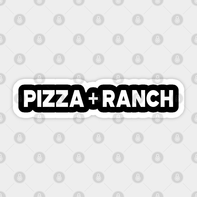 Pizza plus ranch Sticker by KC Happy Shop